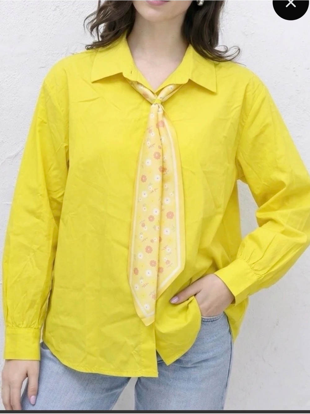 IT81. From Italy 🇮🇹 Classic Button-Down Shirt with Light Scarf Tie (see colors) - Picture 7 of 7